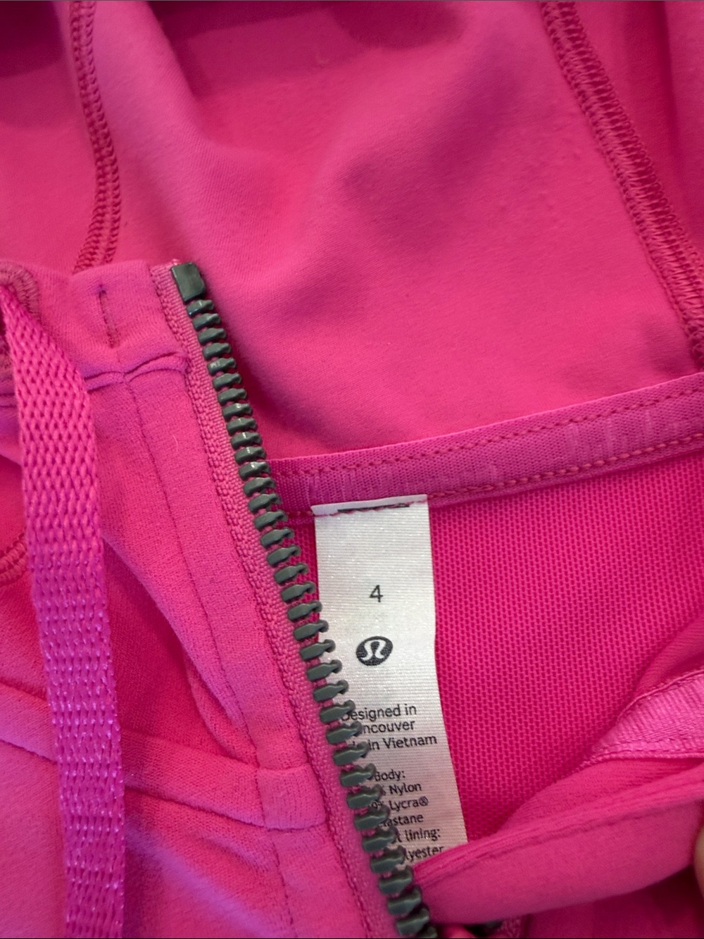 Lululemon Hooded Define Jacket *Nulu Sonic Pink sz 4 fair - Picture 3 of 8